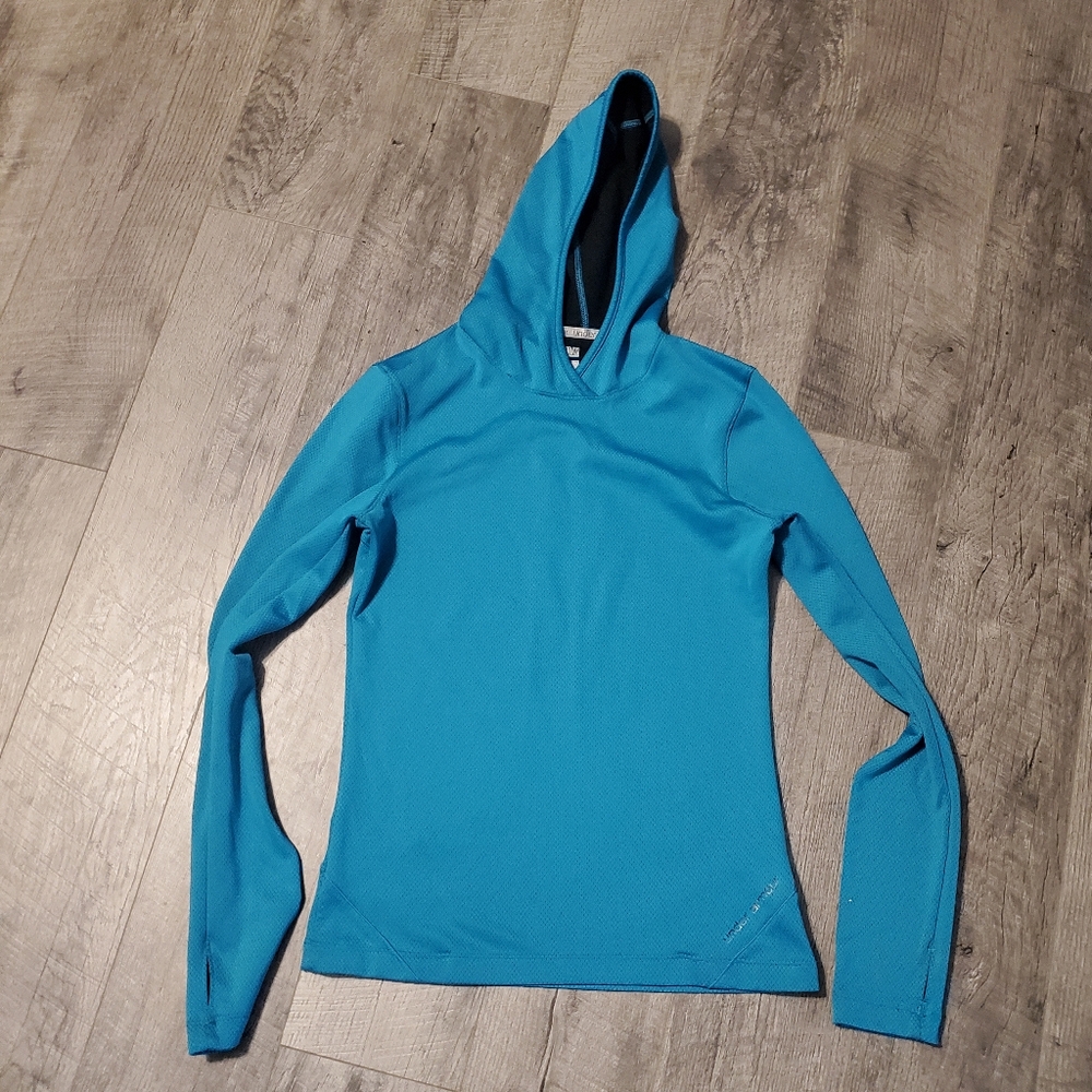 Under Armour teal hoodie